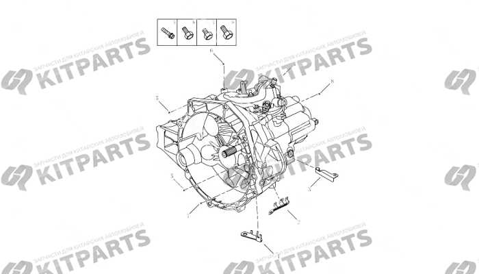 МКПП в сборе [6MTT250] Geely