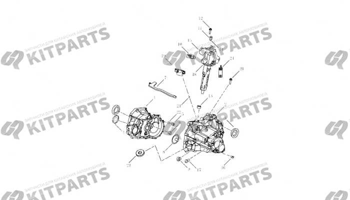 Корпус МКПП [6MTT250] Geely Atlas